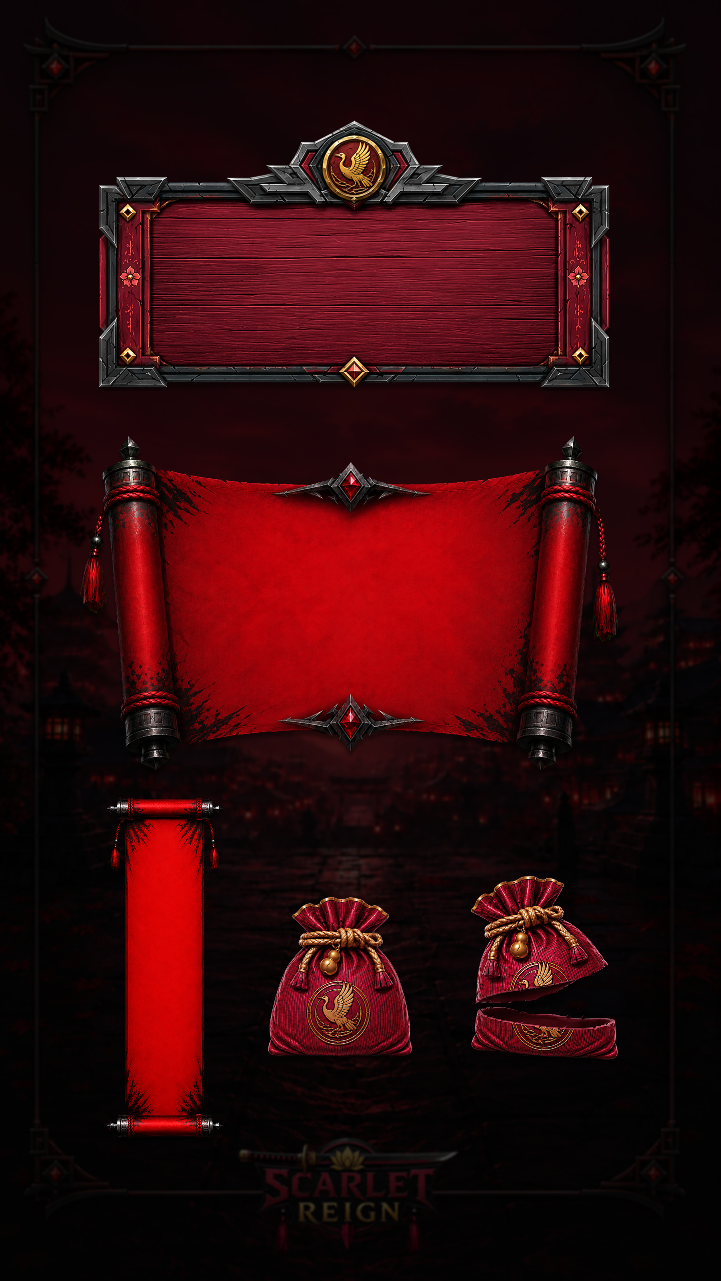 Scarlet Reign iGaming visual production panel 3